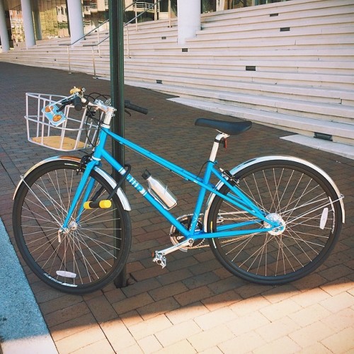 Spotted: digging this @miir High 5 Mixte. MiiR is an interesting “bike” company—worth checking them out. (at House of Sweden)