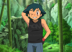 th3dm0n:  Ash Ketchum - What’s Under That Jacket  So i’ve