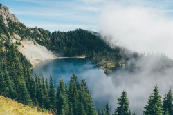 thealienemily:   	Tolmie Peak by Alesha Brown    	Via Flickr: 	Mount Rainier, Washington   