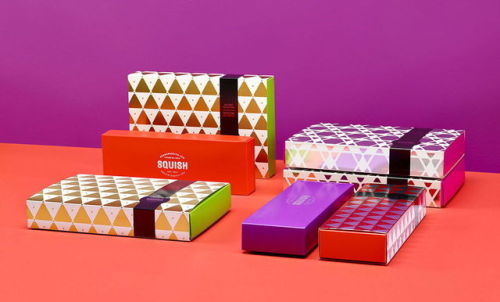 Cheerful candyland identity and package designed by Caroline Reumont and Phil Malizia 