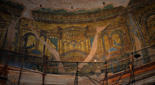 greek-museums:Byzantine  Monuments of Thessaloniki / The Rotunda:Mosaics from the Rotunda (4th centu