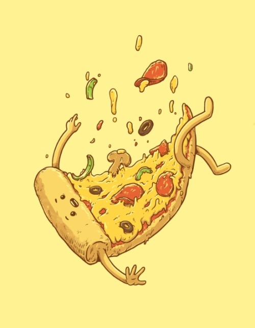 artmania-feed: ART PRINTS BY TEMYONG Soda Fall  Popcorn Fall  Pizza fall  Hotdog Fall