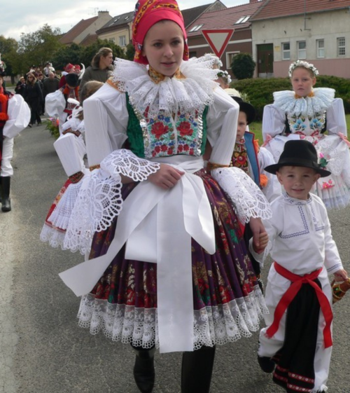 český zápisník - CZECH KROJE Uherský Ostroh, Southern Moravian...