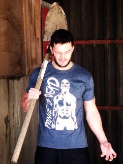 herogeekmusings:  A couple more pics of Prince Devitt from the previous post (with and without the spider-man make-up)