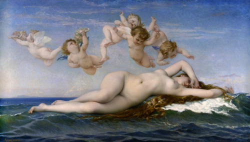 silenceforthesoul:Alexandre Cabanel (1823-1889) - The Birth of Venus, 1863
