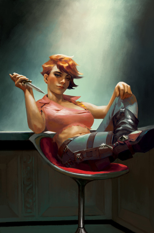 I painted Zarana for Yesteryear Comics’ variant for G.I. Joe: A Real American Hero #249 by IDW Publi