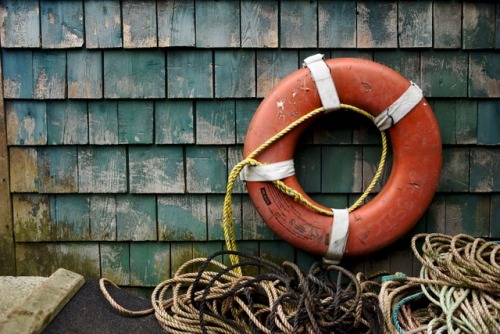 1st October 2019 - Safety first on the lobster docks…, Acadia, USA