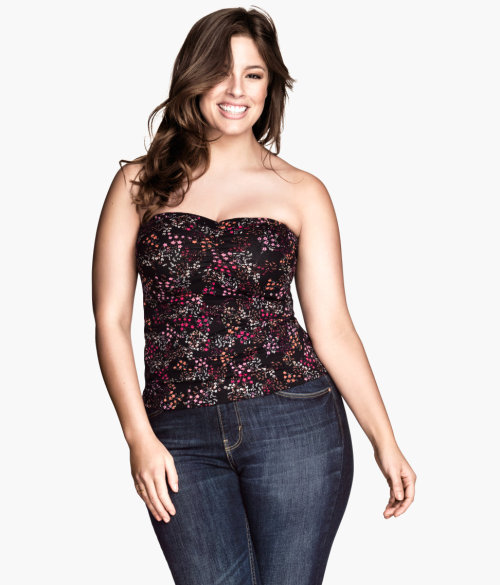 curveappeal:  Ashley Graham for H&M36 inch bust, 34 inch waist, 47 inch hips