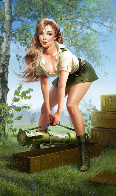 pinupgirlsart:Geliografic studio is a group of talented artists, illustrators and graphic designers,