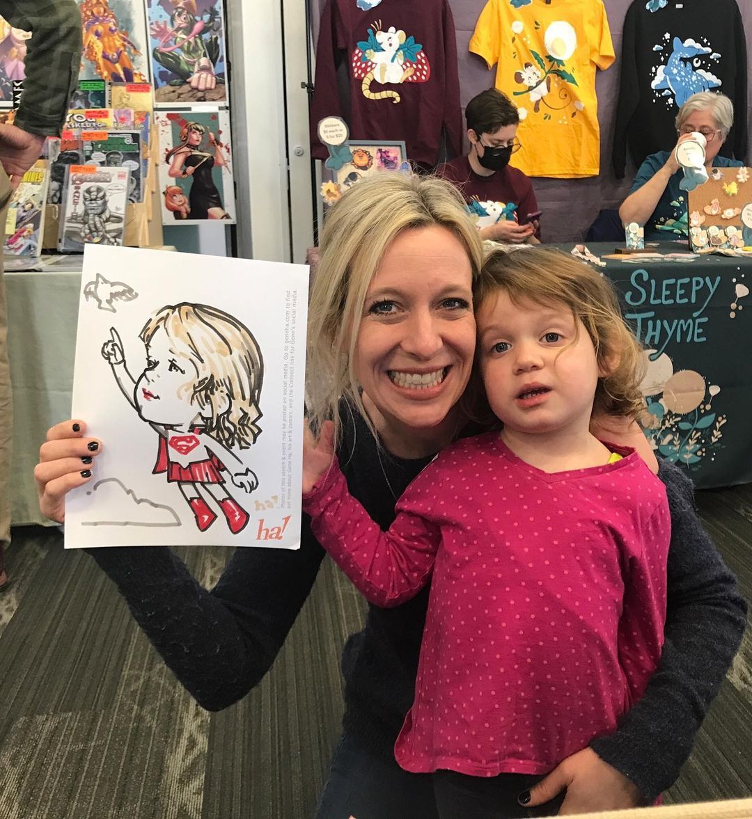 More #FreeSketchesForKids at #FandomFest at the Barrington Area Public Library @BALibrary https://www.balibrary.org/fandom #Mario #PoeDameron #StarWars #Supergirl #DCComics (at Barrington Area...