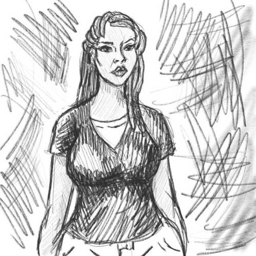 XXX Practicing with the new pencil brush in pro photo