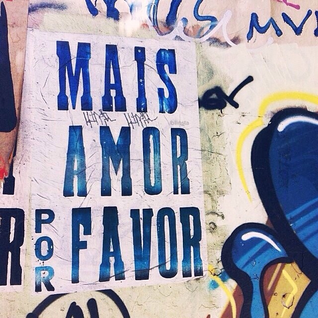 assediou:  parem de pedir amor e comecem a pratica-lo!!