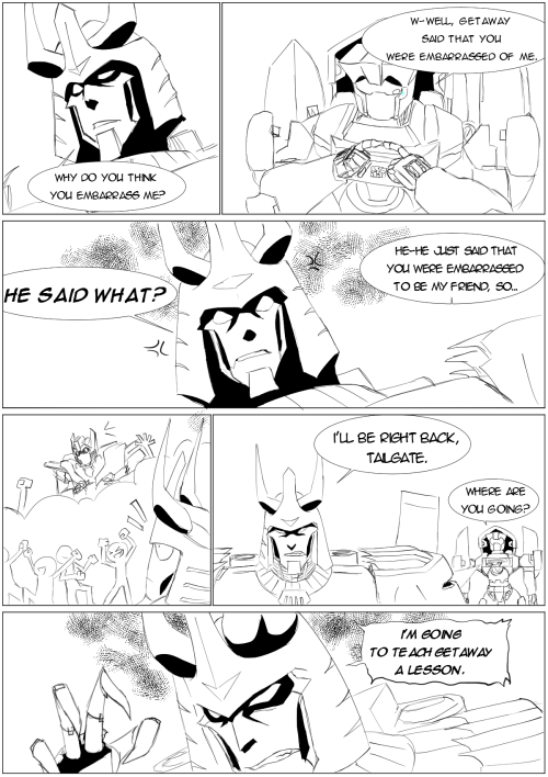 blitzy-blitzwing:  You had a chance, Tailgate, to ask if you actually embarrassed him! DX