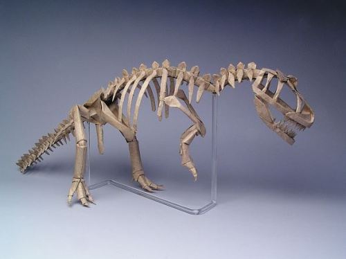 Porn paperphiliac:  Origami Allosaurus Skeleton photos