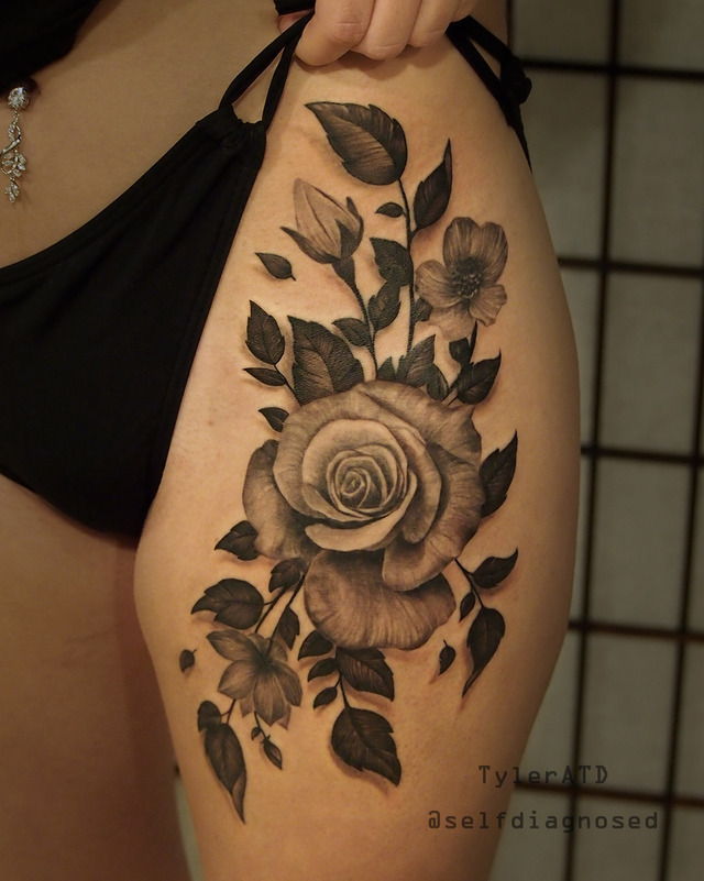Rose Tattoos A Symbol of Love Beauty and Strength  Glaminati
