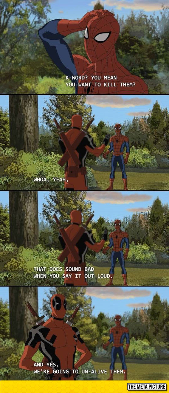 laughoutloud-club:  Deadpool Is The Best  Remains the only time I have enjoyed Deadpool.