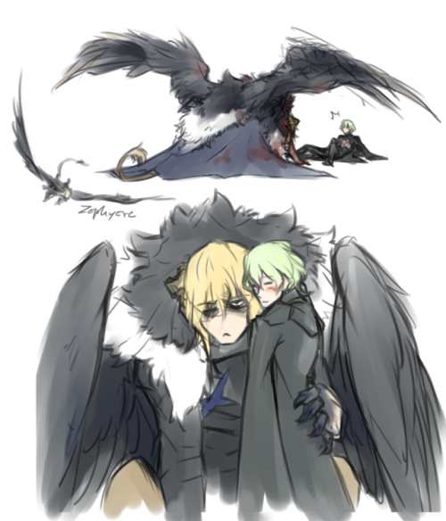 Winged Sphinx Dimitri >:3 What? No, I absolutely do not have a size kink hush