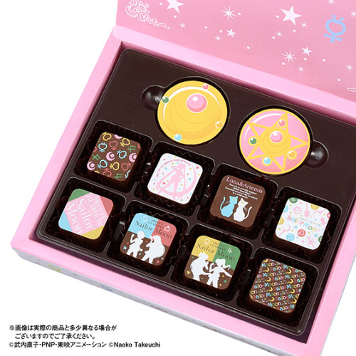 sailormooncollectibles: NEW Real Edible Sailor Moon Chocolates!!!! Find out more details here: http: