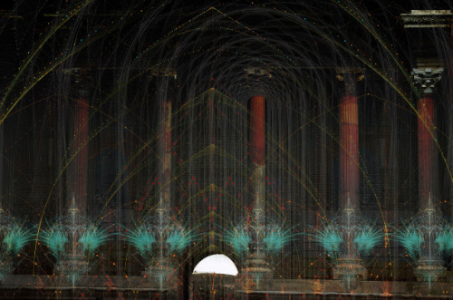 ryanpanos:  Arcane Temple by Tatiana Plakhova You can either call it Complexism or Networkism … where imaginary landscapes of interconnected entities are the prevailing theme. “VISUALCOMPLEXITY Complexity Graphics illustrations combine the trends