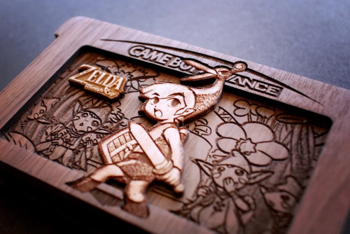 retrogamingblog2:Legend of Zelda Wood Carved Games made by Pigminted