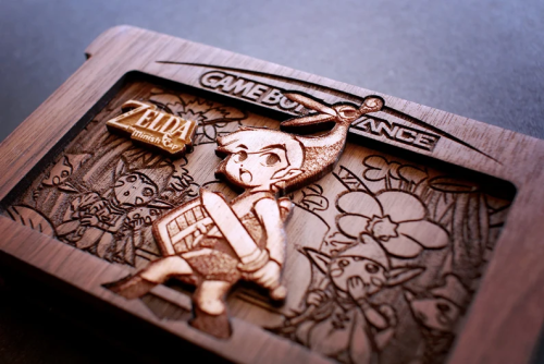 retrogamingblog2:  Legend of Zelda Wood Carved Games made by Pigminted