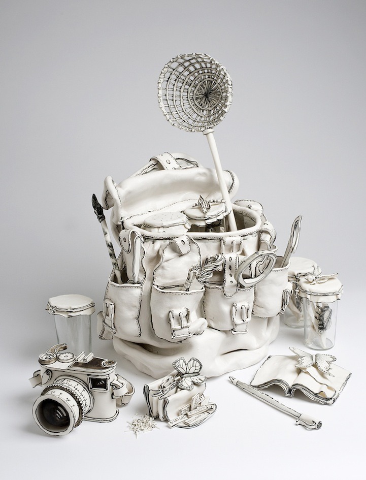 mymodernmet:  Artist Katharine Morling creates whimsical, life-sized ceramic sculptures