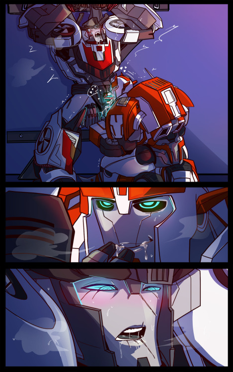 schandbringer: My part of a fic/art trade with @fuckyeahroboners where I illustrated a short part of