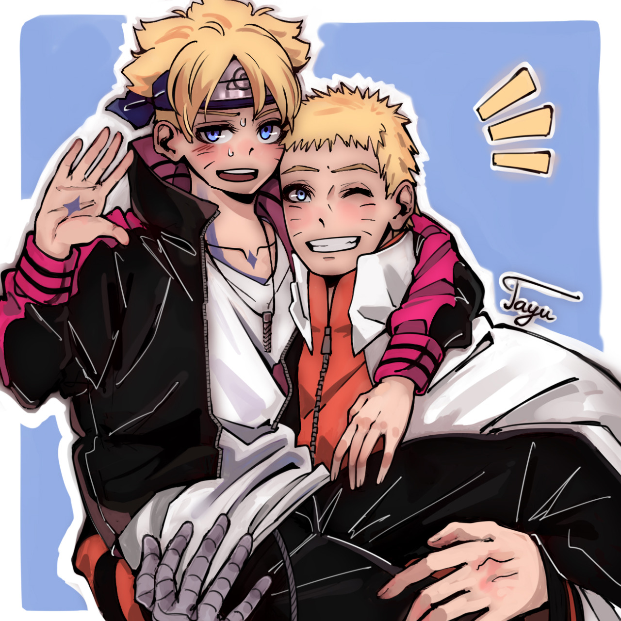 𝓣𝓪𝔂𝓾 — i don't often draw a grown-up boruto. it was