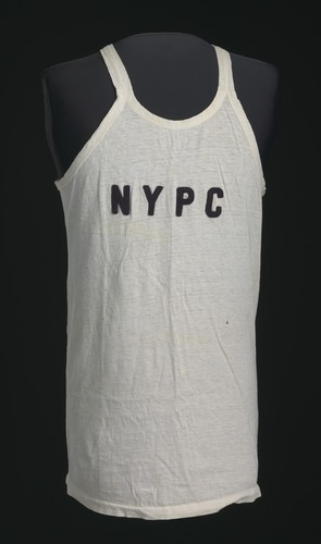 Racing shirt for the New York Pioneer Club worn by Ted Corbitt, 1950s, Smithsonian: National Museum 