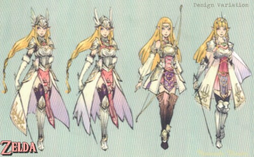 bionicbenbo:nyobee-muses:Concept art for Hyrule Warriors. Queen ZeldaOkay, but that top image… Now I