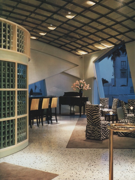 Max Au Triangle, Beverly Hills, California From Restaurant Design (1987)