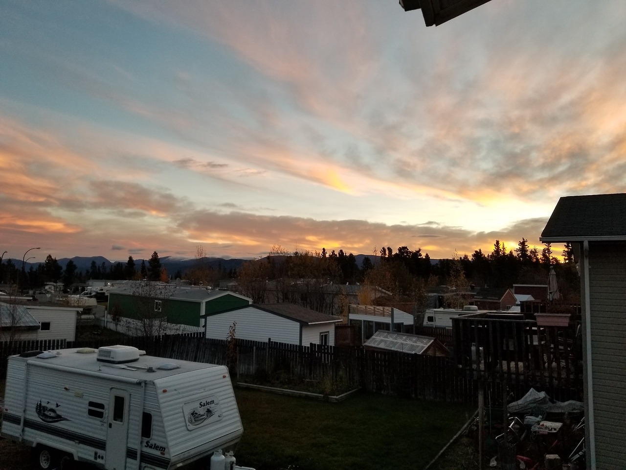 The sunrise here this morning was pretty nice