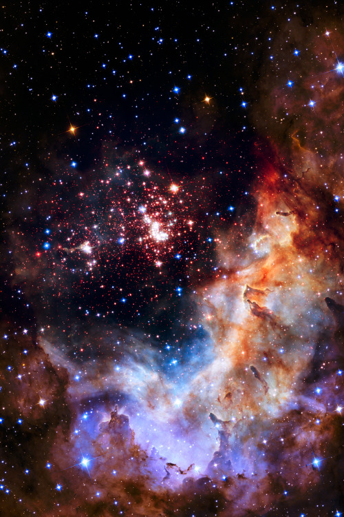 infinity-imagined:Super Star Cluster Westerlund 2.  This cluster is so massive that it is expected t