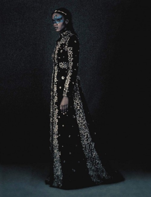 global-fashions:  Leila Nda - Vogue Italia September 2015photos Paolo Roversifashion editor Panos Yiapanishair Shuko Sumidamakeup Val Garland 
