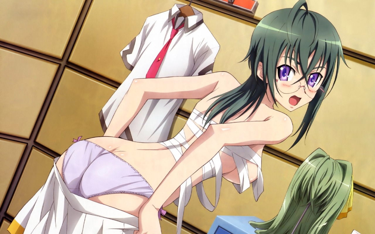 inayoshi tomoshige kannagi itsuki megane pantsu sarashi sora wo kakeru shoujo undressing