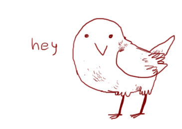 iguanamouth:  iguanamouth:  a lot of people are burned out on emoticons but one that ill never get tired of is :> because it looks like youre being talked to by a friendly bird         birdicons, for birds