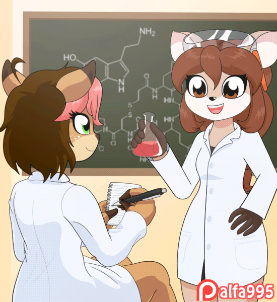 alfa995:   Alice wanted to learn about science and Doe is more than happy to help.
