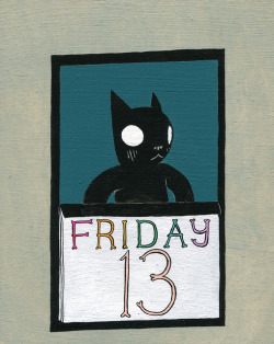 glittertomb:Deth P. Sun Happy Friday the 13th to all of my favorite guise &amp; ghouls!