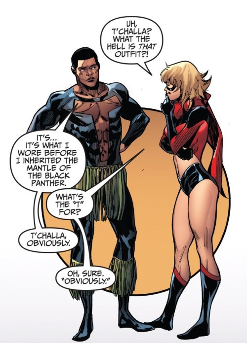 hundondestiny: ashleychristina73: Did T'challa just read her? she rlly tried it huh t'challa said y