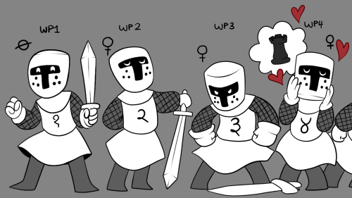 mx-bones:I drew/made characters based off of chess piecesReblogs are better than Likesfull picture o