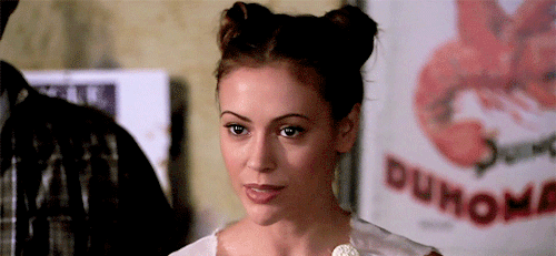macherierps:Alyssa Milano as Phoebe Halliwell on Charmed →  4.06 “A Knight to Rememb