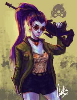 Caroli-Chan:widowmaker As Mathilda