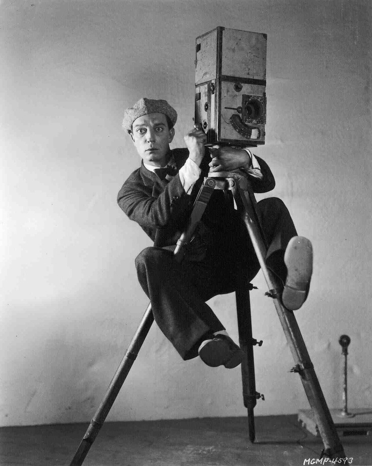 Buster Keaton publicity for The Cameraman, 1928. Photos by Clarence Sinclair Bull