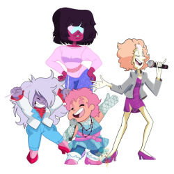 pizzapupperroni:  Drew a Jem and The Holograms/Steven