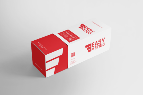 Identité visuelle pour la société EASY-METRIC réalisé par Damien. // Visual identity for EASY-METRIC