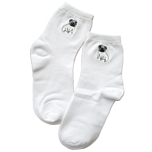 moonlightangel:littlealienproducts:Pug Socks from PixelGarden@metalgf u must get