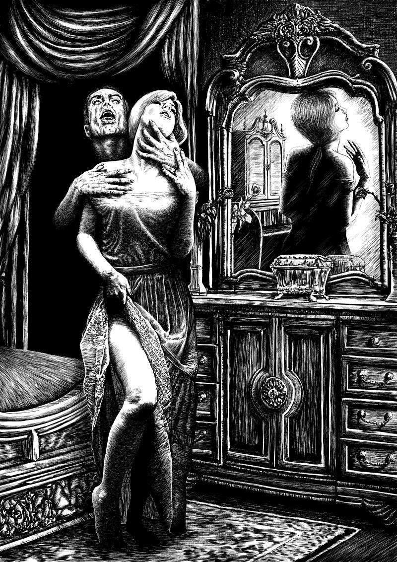 ramonarebel:  Vampyre and Maiden by ~Rothmansmoker 