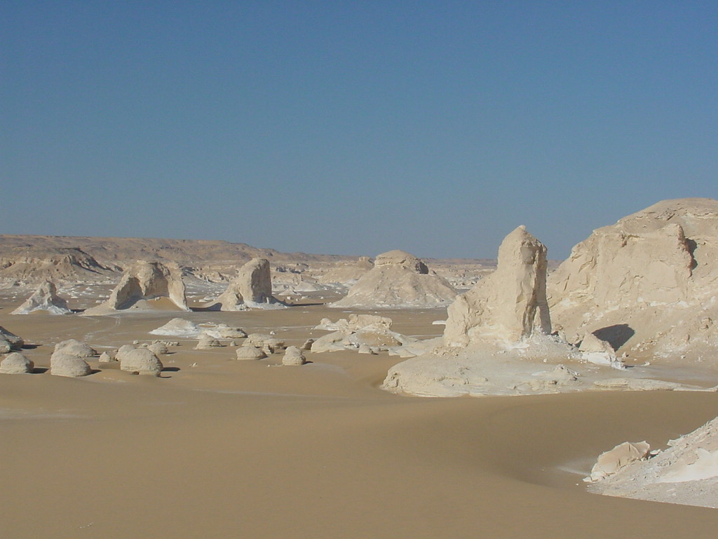 sixpenceee:  The White Desert, Egypt: The desert in the Farafra Depression is known