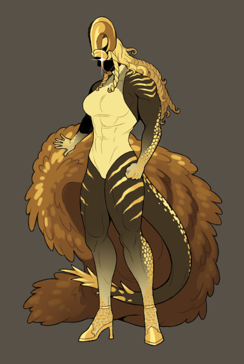 Kulve Taroth GijinkaShe’s the queen of an earthen kingdom and lives in her golden castle underground