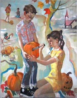 saltyinfluencersoul:  grundoonmgnx: Mike Cockrill, The Best Pumpkin, 2006  Careful with that knife, little girl.